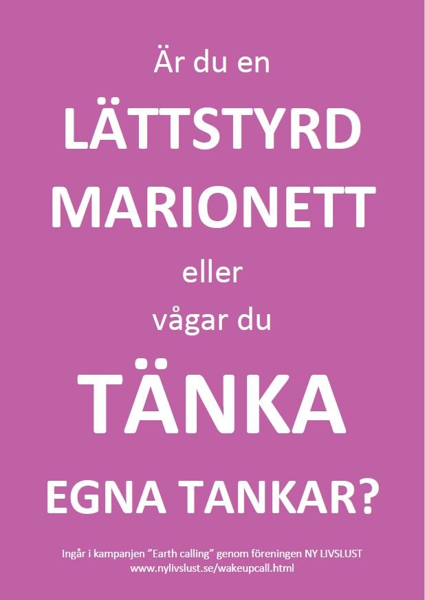 Är du en lättstyrd marionett