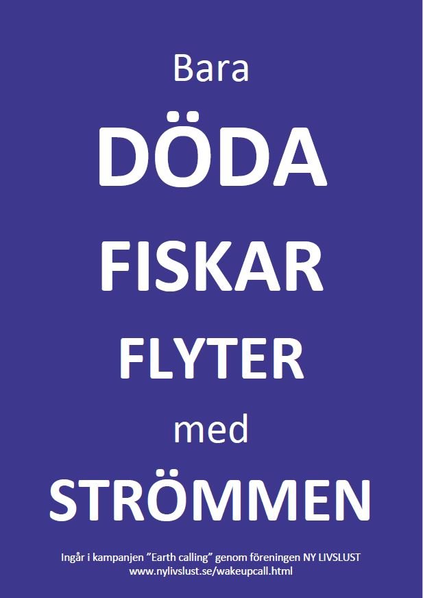 Bara döda fiskar