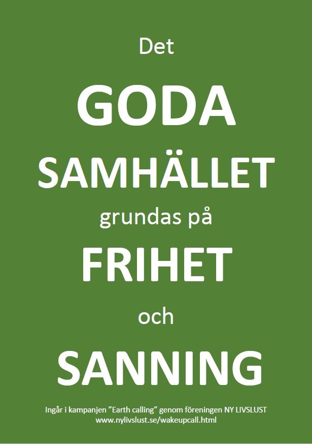 Det goda samhället grundas