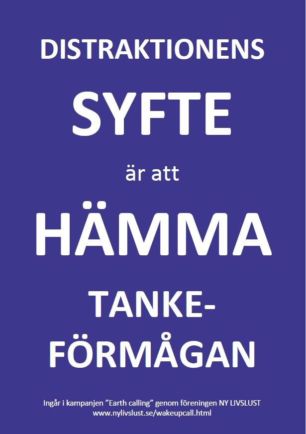 Distraktionens syfte