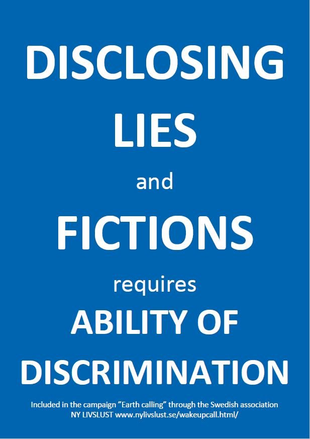 Disclosing lies