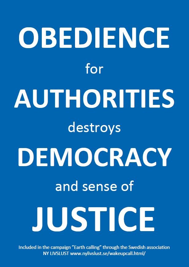 Obedience for authorities