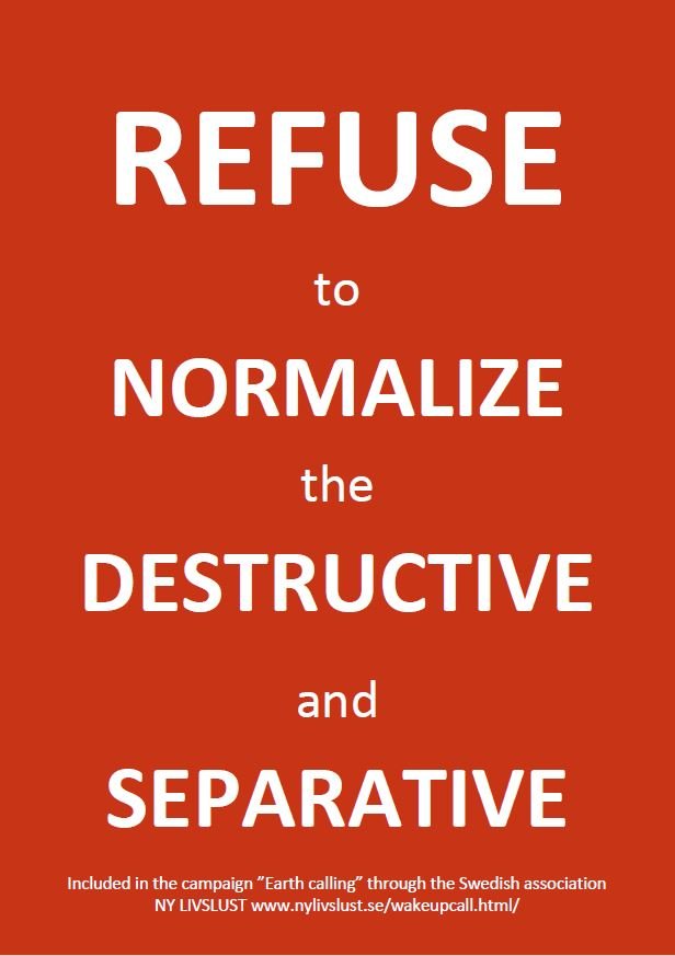 Refuse to normalize