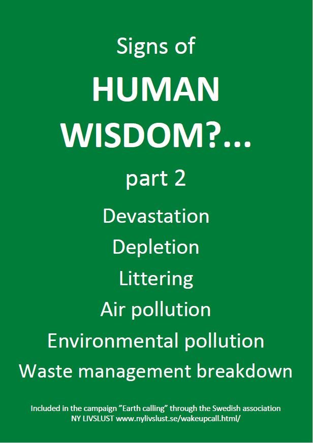 Signs of human wisdom part 2