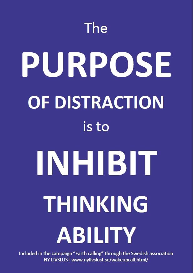 The purpose of distraction