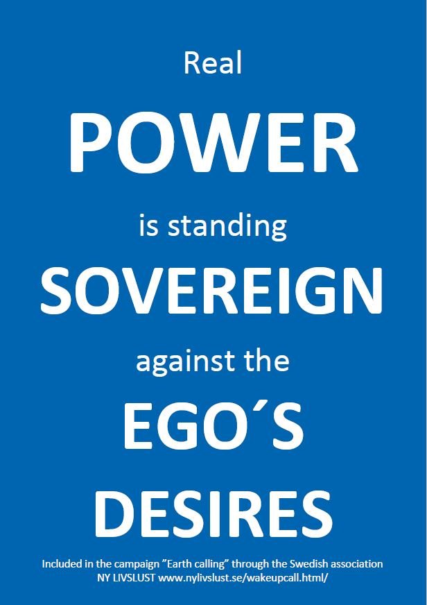 The real power is standing sovereign