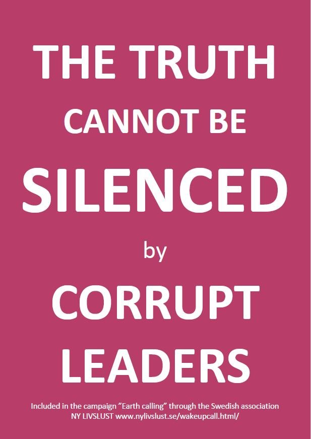 The truth cannot be silenced