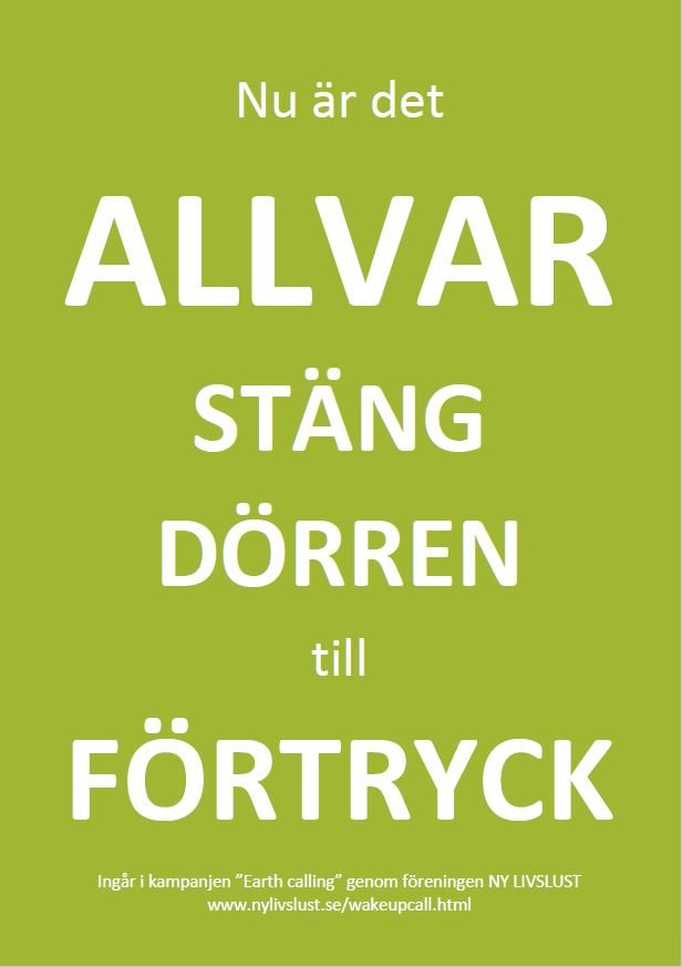 Nu är det allvar