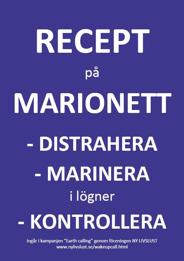 Recept på marionett