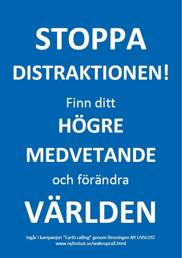 Stoppa distraktionen