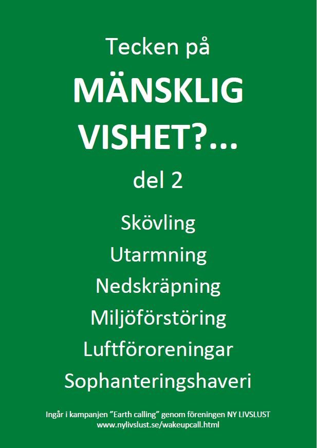 Tecken på mänsklig del 2