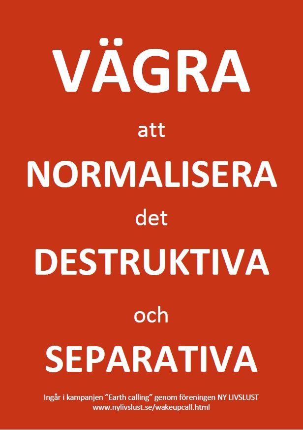 Vägra att normalisera